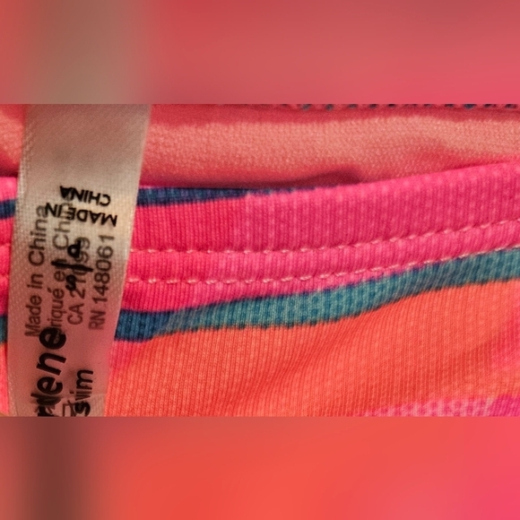 Sexy Stripes w/ Ruched Sides Bikini Bottoms - Picture 4 of 5